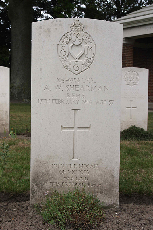 Graf foto van Alfred William Shearman Alfred William Shearman
